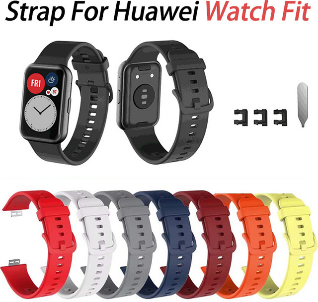 Huawei Watch Fit Armband für Herren und Damen in Orange - Bild 1