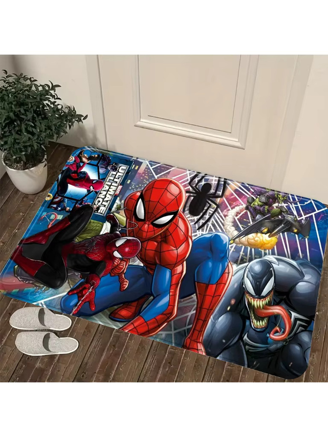 Beast Kingdom Marvel Bodenmatte mit Venom und Green Goblin Cartoon-Aufdruck in Multicolour - Bild 5