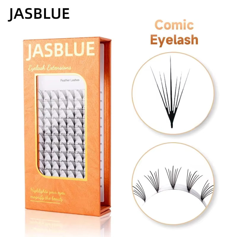 JASBLUE Manga Wimpernverlängerung Comic Lashes, Unisex - Bild 1