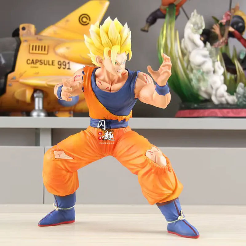 Bandai Dragon Ball Super Saiyan 2 Goku Actionfigur in Mehrfarbig aus Kunststoff - Bild 3