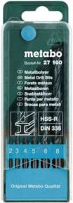 Metabo HSS-R Bohrer-Set aus HSS, 6-teilige Bohrkassette in Schwarz und Multicolour - Bild 1