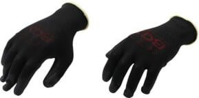 BGS Mechaniker-Handschuhe schwarz Größe 8 M mit PU-Beschichtung nach EN 388 - Bild 1