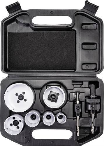 TOOLCRAFT Lochsägen-Set TO-6803625, 6-teilig, Schwarz, Durchmesser: 22 mm, 29 mm, 35 mm, 44 mm, 51 mm, 68 mm - Bild 1