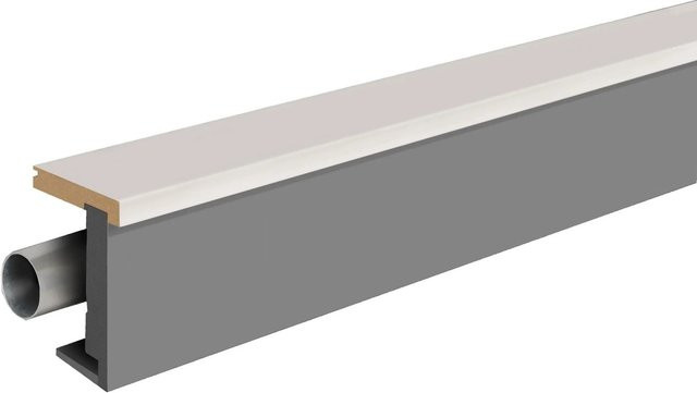 Kosche Basisprofil Rohrverkleidung aus MDF, Weiß-Grundiert, B/H/T: 67 x 16 x 2500 mm - Bild 1