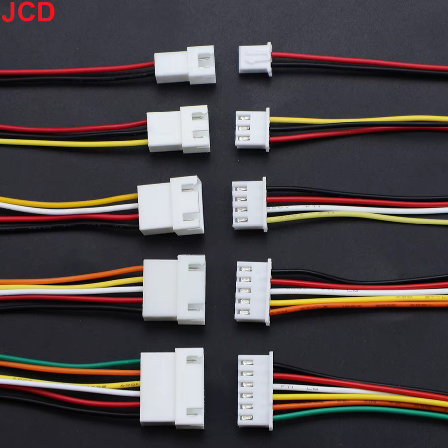 JCD Micro JST XH 2,54mm Pitch Stecker Set mit Kabel für 2P bis 6PIN Männlich und Weiblich - Bild 2