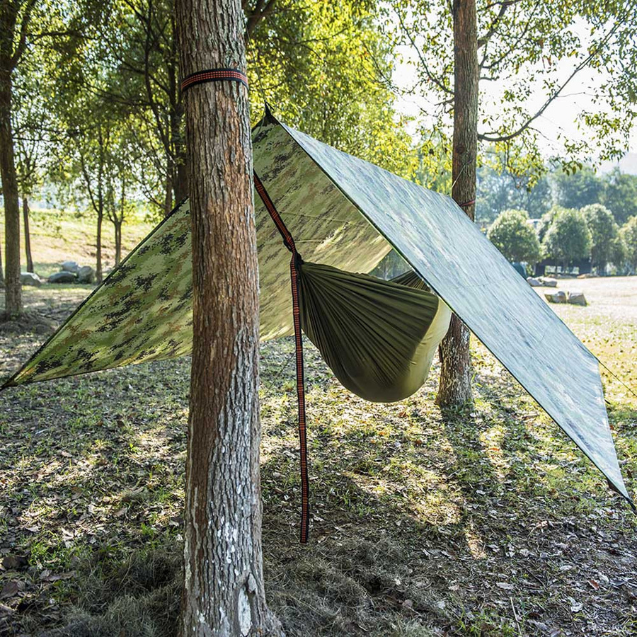 mfySpace Sonnensegel Extra Heavy Duty mit UV-Schutz und Wasserfestigkeit in Silber - Bild 2