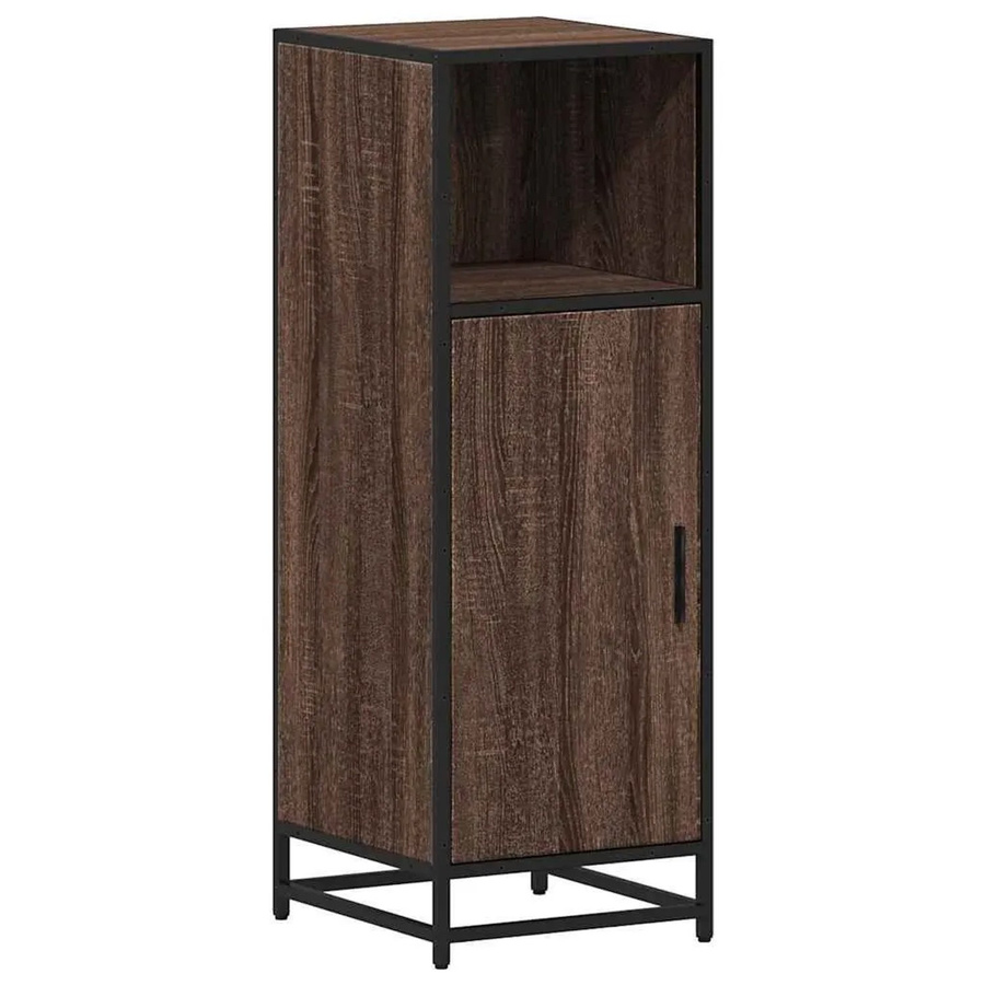 vidaXL Badschrank in Eiche Braun im industriellen Stil, B/T/H: 35 x 37,5 x 100 cm - Bild 2