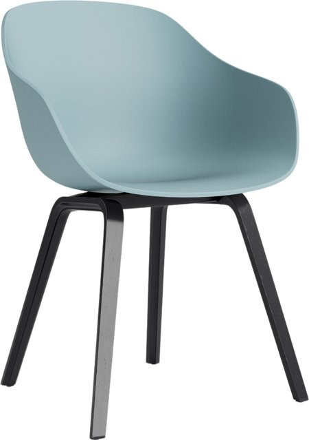 HAY About A Chair AAC 222 mit Armlehnen in Blau und Eiche - Bild 1