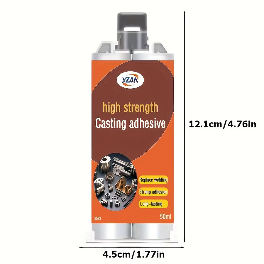 YZAN Strong Metal Reparaturkleber Magic Plastic Repair, hochfester hitzebeständiger Kaltkleber und Dichtungsmittel, 50 ml - Bild 6