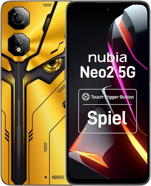 Nubia Neo 2 5G Smartphone Gelb mit 256 GB Speicher und 8 GB RAM - Bild 1