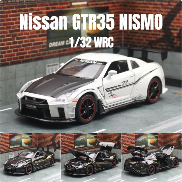 RMZ CiTY Nissan Skyline GTR R35 Nismo GT3 Racing, Spielzeug Auto Modell, 1:32, mit Licht und Sound - Bild 1
