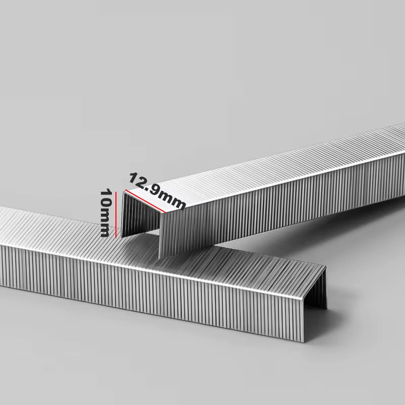 Deli Edelstahl-Heftklammern 23/10 in Silber, 1000 Stück pro Box, Hochleistungs-Metallklammern für Büro und Schule - Bild 3