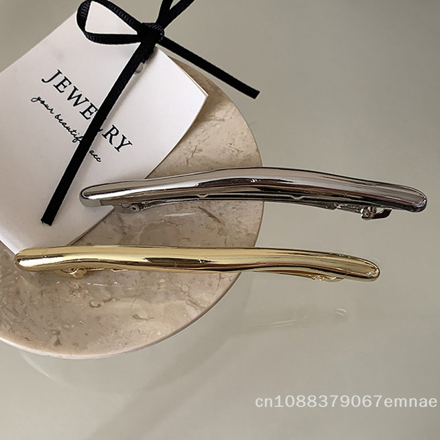 JETTING Haarspange für Damen, goldfarben, 11 cm - Bild 1