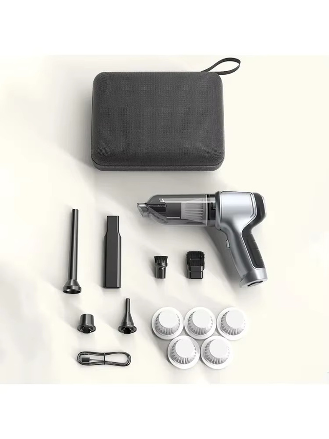 SUITU Kabelloser Mini Handstaubsauger mit 95000Pa Saugkraft für Auto, Zuhause und Tastatur, wiederaufladbar - Bild 4