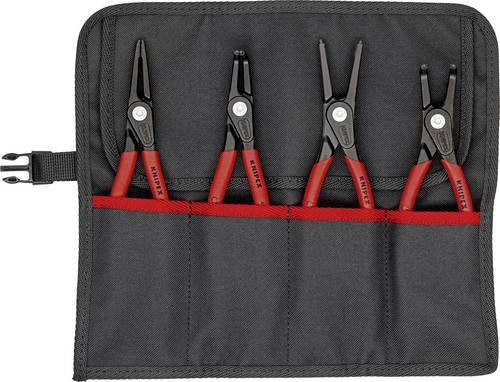 Knipex Sicherungsringzangen-Set 4-teilig für Außen- und Innenringe Ø 19-60 mm in Schwarz-Rot - Bild 1