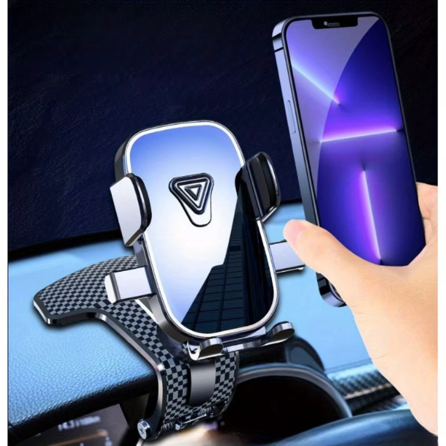 Multifunktionale Handy-Autohalterung für Mittelkonsole und Instrumententafel in Schwarz mit Anti-Shake-Funktion - Bild 3