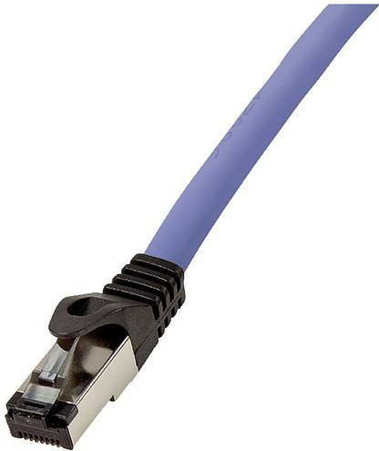 LogiLink CQ8106S RJ45 Patchkabel CAT 8.1 S/FTP Ethernet LAN, Blau, Länge: 15,00 m - Bild 1