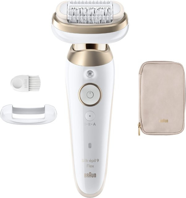 Braun Silk-épil 9 Epilierer, weiß/gold - Bild 1