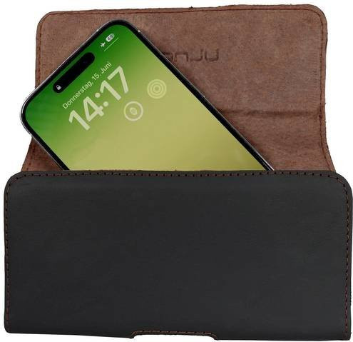 Honju Horizon Gürteltasche für Apple iPhone 6 Plus, 6S Plus, 7 Plus, 8 Plus, XS Max und 11 Pro Max in Braun - Bild 1