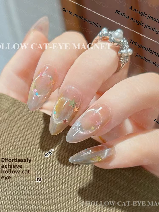 Lyle Hollow Magnetring für Cat Eye Gel Polish, Schimmernd - Bild 6