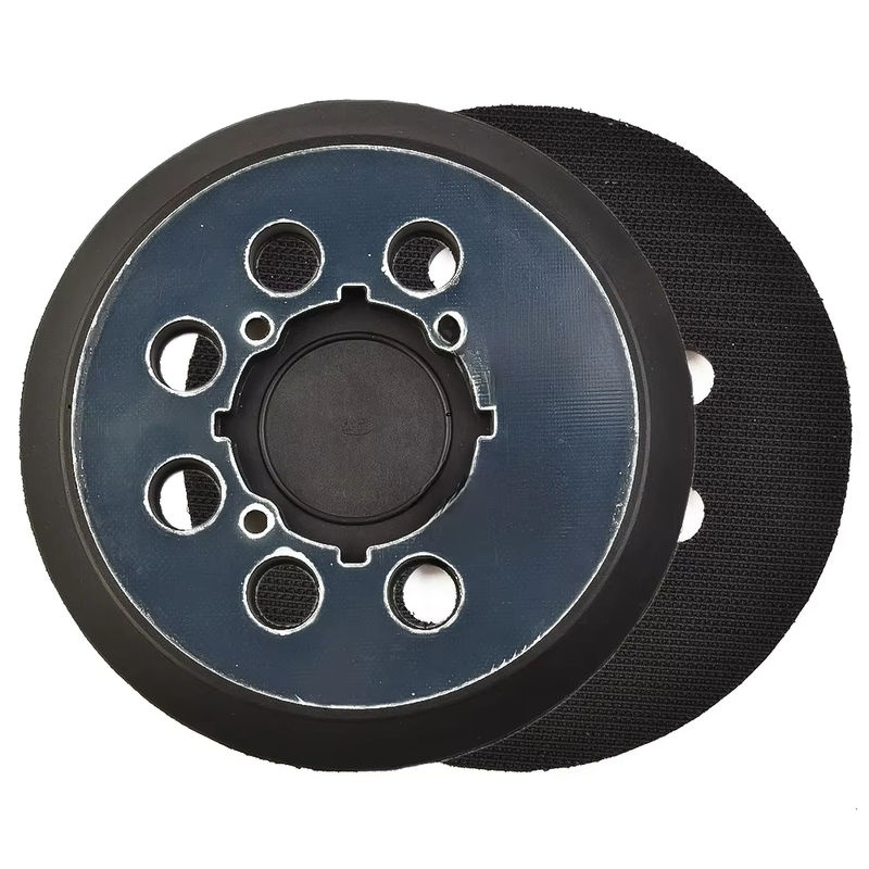DAZZLEEX Klettverschluss Stützkissen für Exzenterschleifer DWE6423, 8-Loch Schwammpolster, Durchmesser: 125 mm, Schwarz - Bild 6