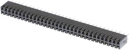 Molex Buchsenleiste Standard in Schwarz mit 2 Reihen - Bild 1