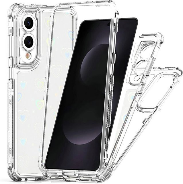 Transparente Schutzhülle für Xiaomi Poco C75, M6, X5 Pro, X7 und C65 mit Laserpapier-Effekt - Bild 1