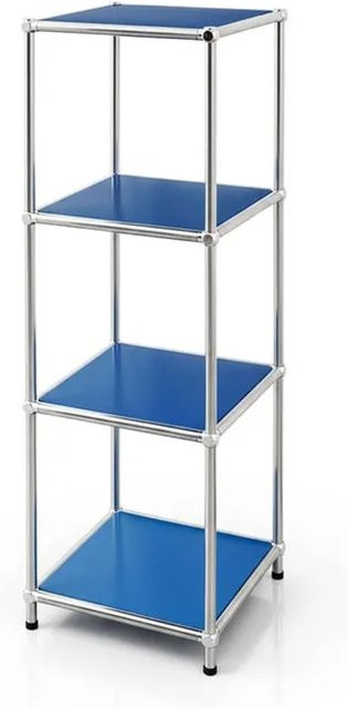 Floordirekt Metallregal Concept Epure MK-005 Verchromt Blau B/T/H: 30 x 30 x 89 cm - Bild 1