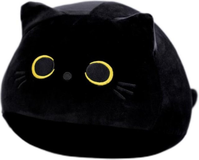 Yiran toy Schwarze Katze Plüschtier, Schwarz, ab 3 Jahre - Bild 1