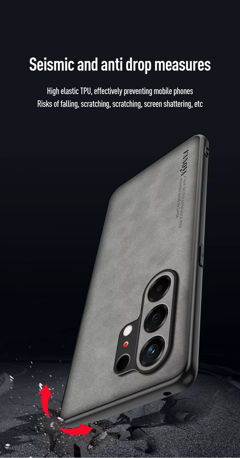 Premium PU-Leder Schutzhülle für Tecno Camon 50 4G in Rot - Bild 4