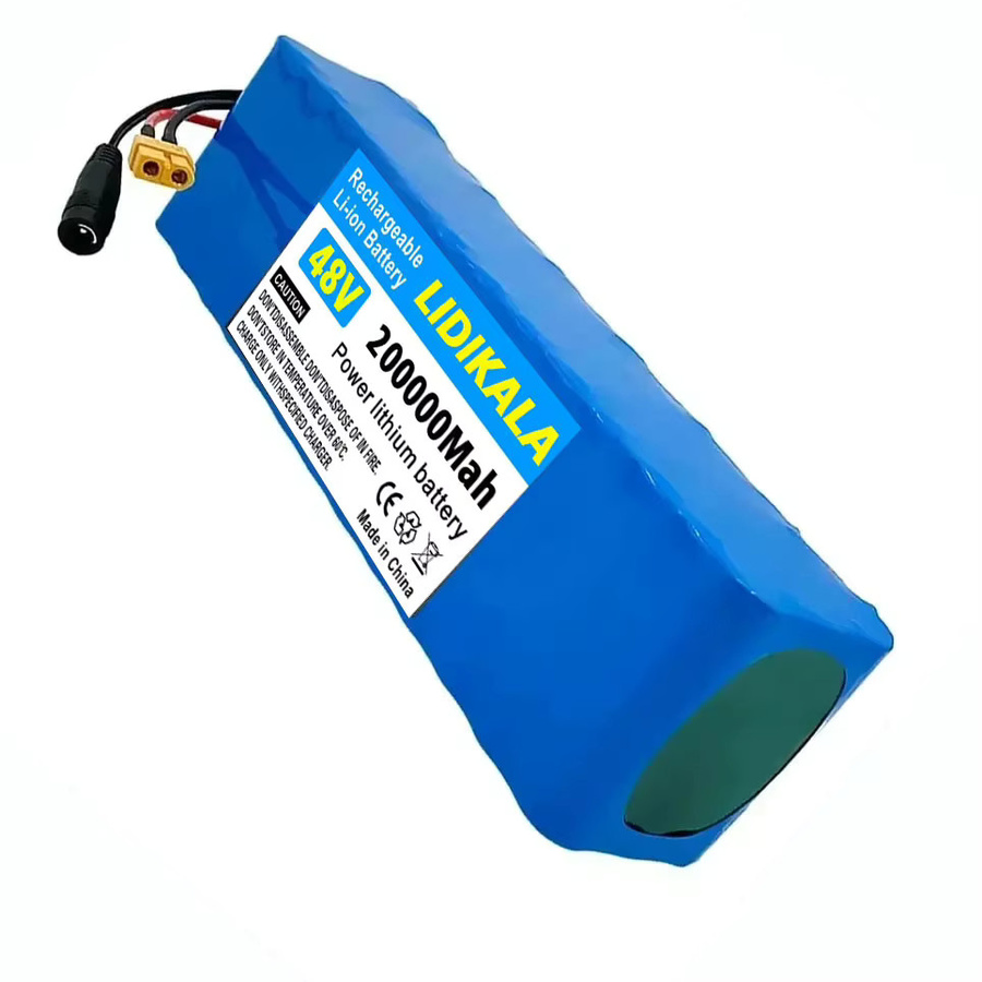 Lithium-Ionen-Akkupack 13S3P 48V 200Ah 200000mAh 1000W in Blau - Bild 4