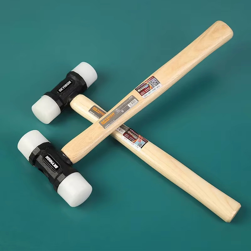 Nylon Kopf Hammer mit Doppelseite für Schmuck, Metall, Kunst und Lederhandwerk in Weiß - Bild 2