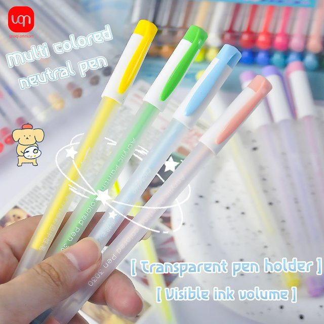 WQN-36 Acryl-Gelstift-Set mit Rundspitze in Mehrfarben für Kunst, Zeichnen und Bürobedarf - Bild 1
