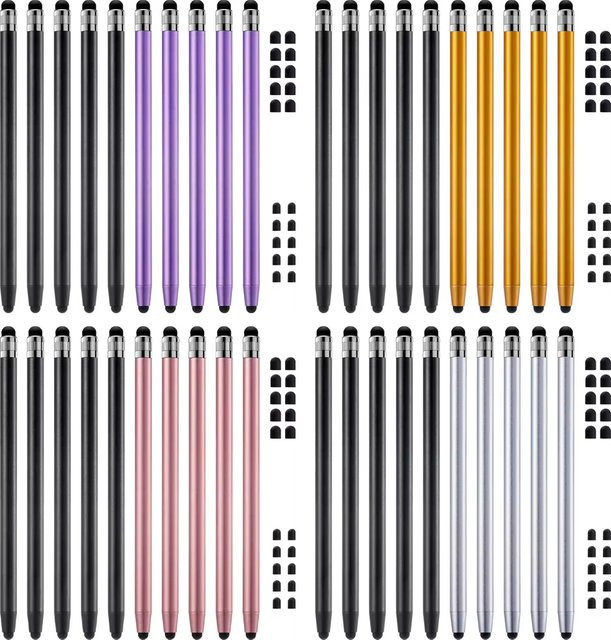 T.F.SKYWINDINTL Eingabestift für Touchscreen mit zwei Spitzen für iPad, iPhone und Android ohne Bluetooth oder Aufladen - Bild 1