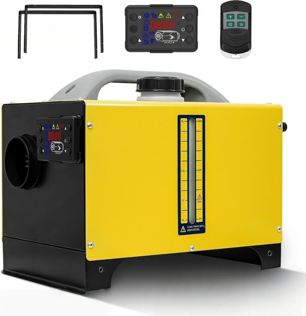 Sunster 8KW Intelligenter Diesel-Standheizer mit LCD und Fernbedienung für Haus und Fabrik, 12V/24V, Metall - Bild 1