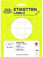 Avery Zweckform Universaletikett aus Papier in Weiß, B x H: 22 x 18 mm - Bild 1