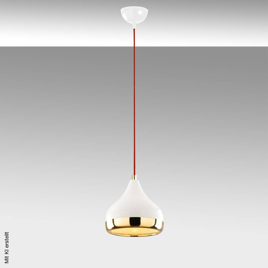 Opviq Pendelleuchte Yildo-6867 in Weiß und Rot mit E27 Fassung, Höhe: 112 cm, Breite: 17 cm, Tiefe: 17 cm - Bild 2