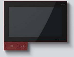 Siedle A 180-10 R IP-Video-Türsprechanlage LAN in Rot für die Wandmontage - Bild 1