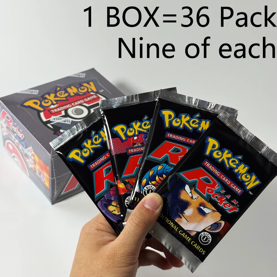 Pokémon Team Rocket Booster Box Devastation, 1 Box, 36 Packungen, Spielkarten - Bild 3