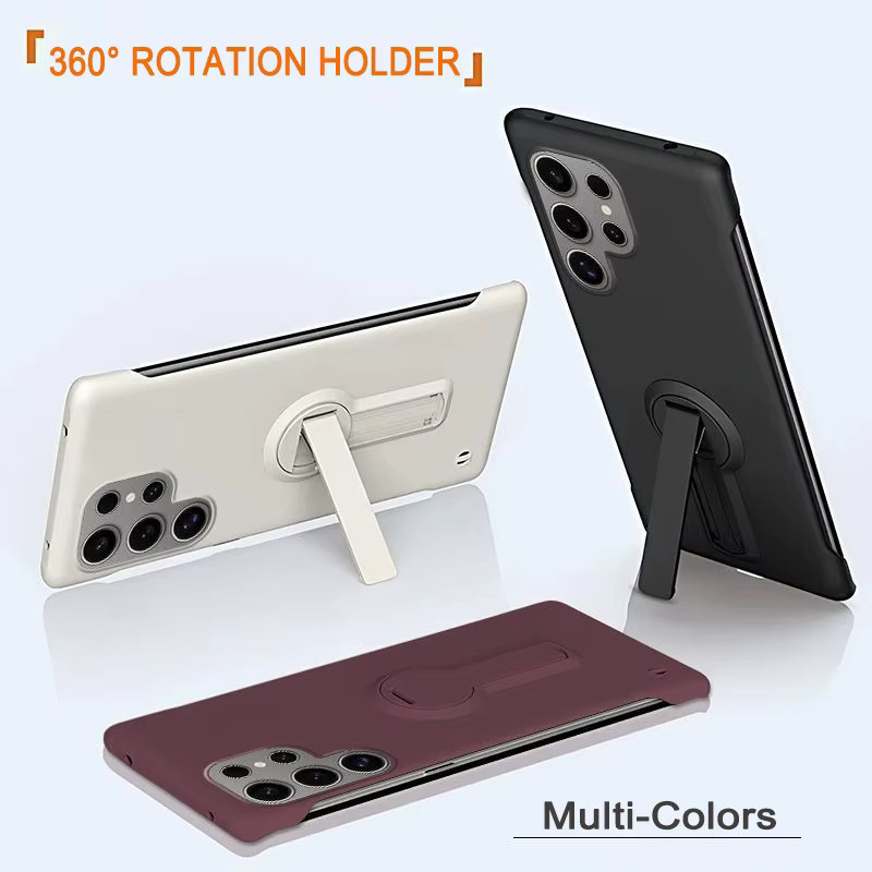 Handyhülle für Samsung Galaxy S25 Edge S24 S23 S22 S21 S20 FE S10 Note 20 Ultra 10 Plus Cover Thin Frameless Holder Protector in Purple - Bild 2