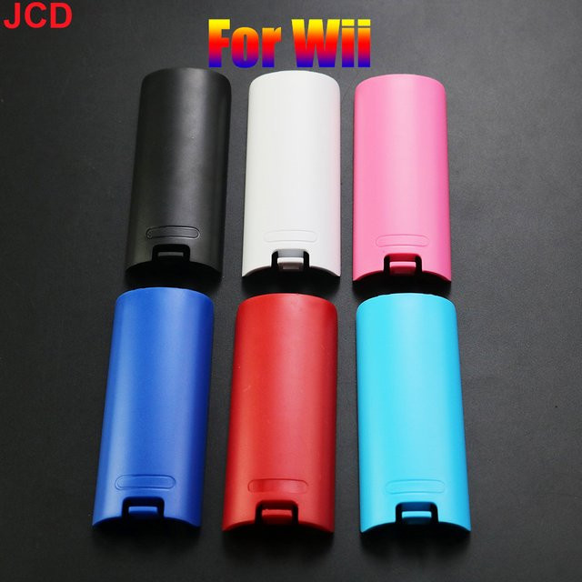 JCD Wireless Game Controller Batterie-Abdeckung für Wii Remote in Weiß oder Mehrfarbig - Bild 1