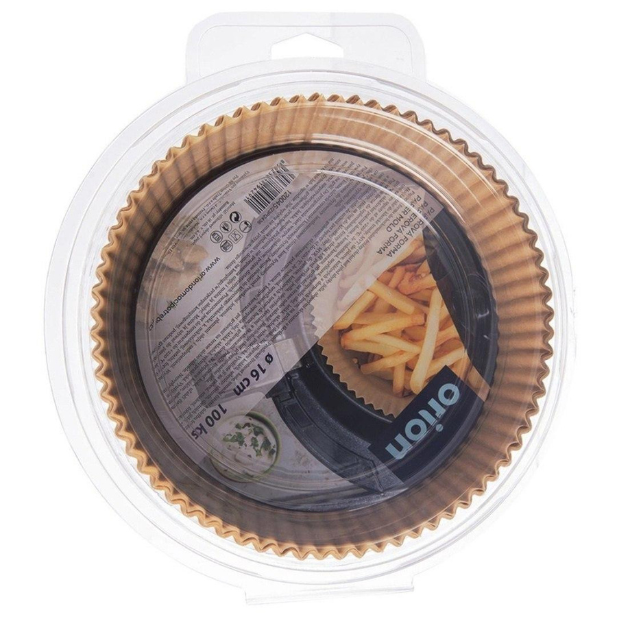 Lumarko Papier-Einsätze für Fritteuse, 100 Stück, Durchmesser: 16 cm - Bild 2