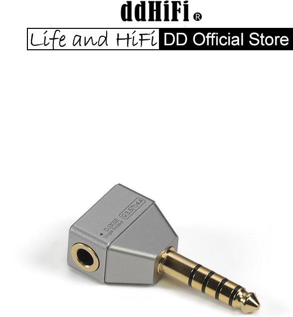 ddHiFi DJ30SE Adapter von 4,4 mm Balanced auf 3,5 mm Single-Ended in Silber für HiFi-Audioplayer - Bild 1