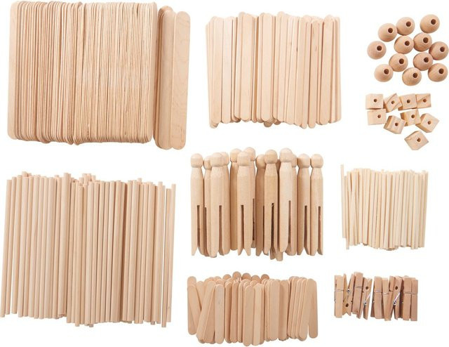 Rayher Basic-Bastelbox Holz Beige - Bild 1