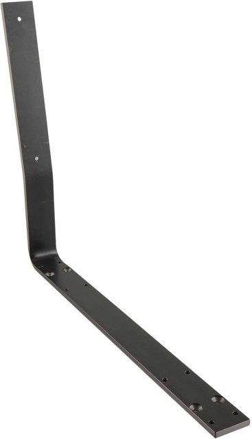 Simausrom Traverse ohne Lehne für Bankkufe aus Schwarzstahl matt, Breite: 57,1 cm - Bild 1