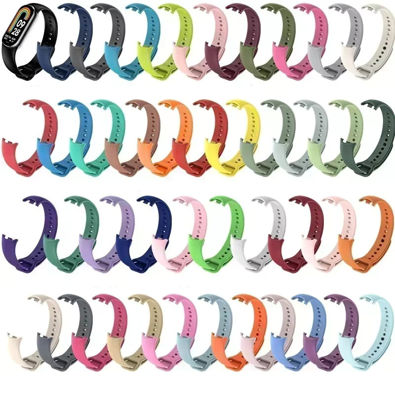 CAOWTAN Uhrenarmband Silikon, Xiaomi Mi Band 8/9, Unisex, NFC - Bild 2
