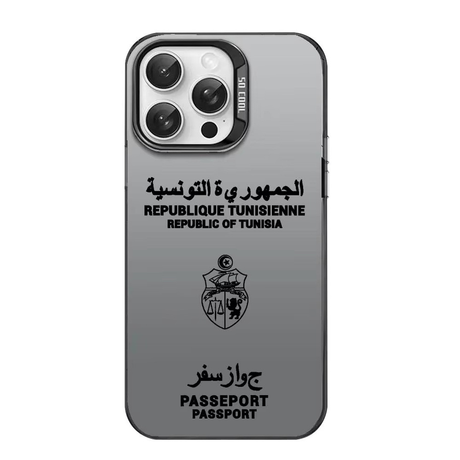 Stoßfeste Handyhülle im Tunesien-Pass-Design für Apple iPhone 11 bis iPhone 17 Pro Max, matt und bunt mit Laser-Aurora-Effekt - Bild 4