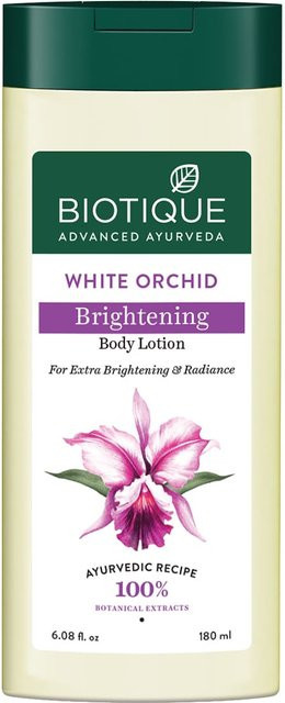 Biotique White Orchid Körperlotion, 180 ml, mit Mandelöl - Bild 1
