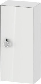 Duravit Halbhochschrank White Tulip in Weiß Hochglanz mit Glastüren und Glasfachböden, B/T/H: 40 x 24 x 88 cm - Bild 1