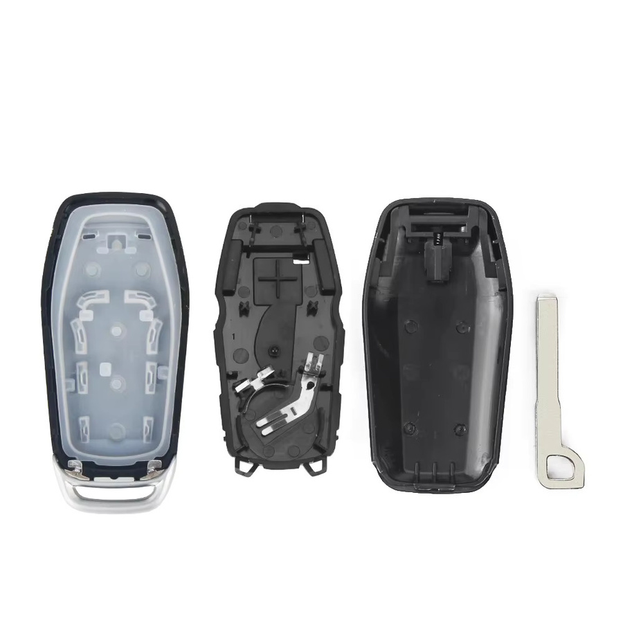 Keyyou Smart Car Key Shell Ersatzgehäuse für Ford Fusion Explorer Edge Mustang Mondeo Kuga, 3/2013 Tasten, Schwarz - Bild 2